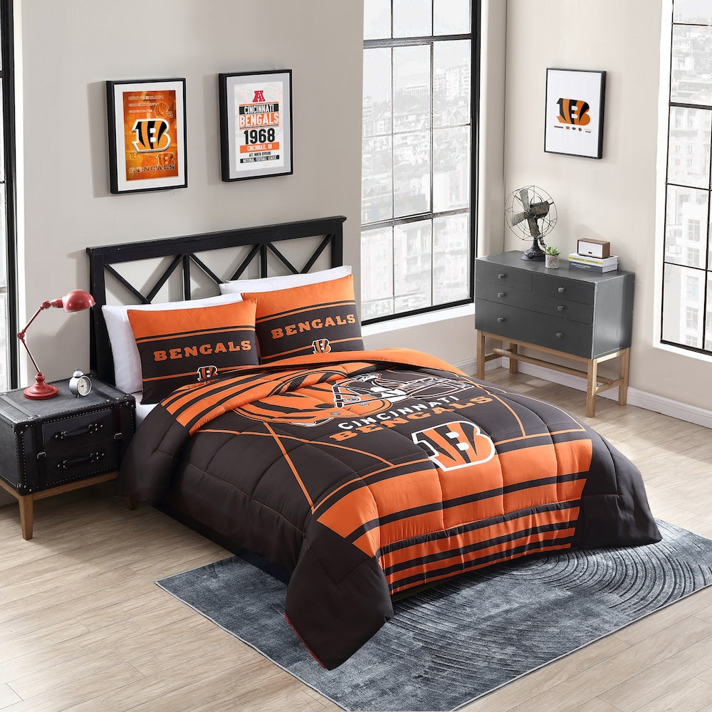 Cincinnati Bengals queen size comforter set