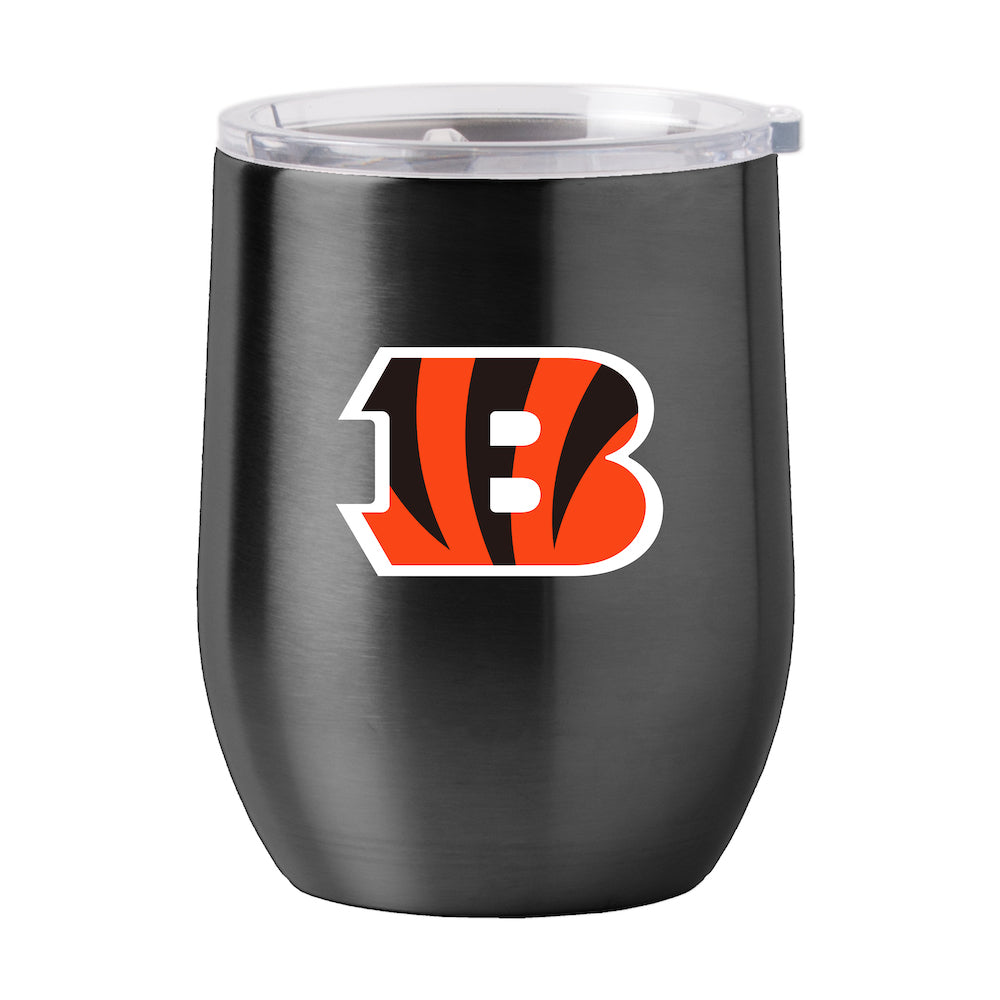 Cincinnati Bengals stainless steel curved drink tumbler