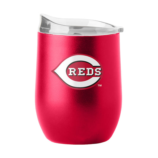 Cincinnati Reds curved drink tumbler