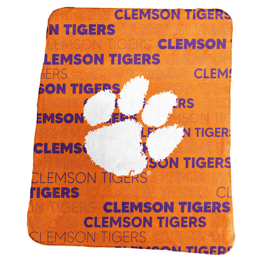 Clemson Tigers Classic Fleece Blanket