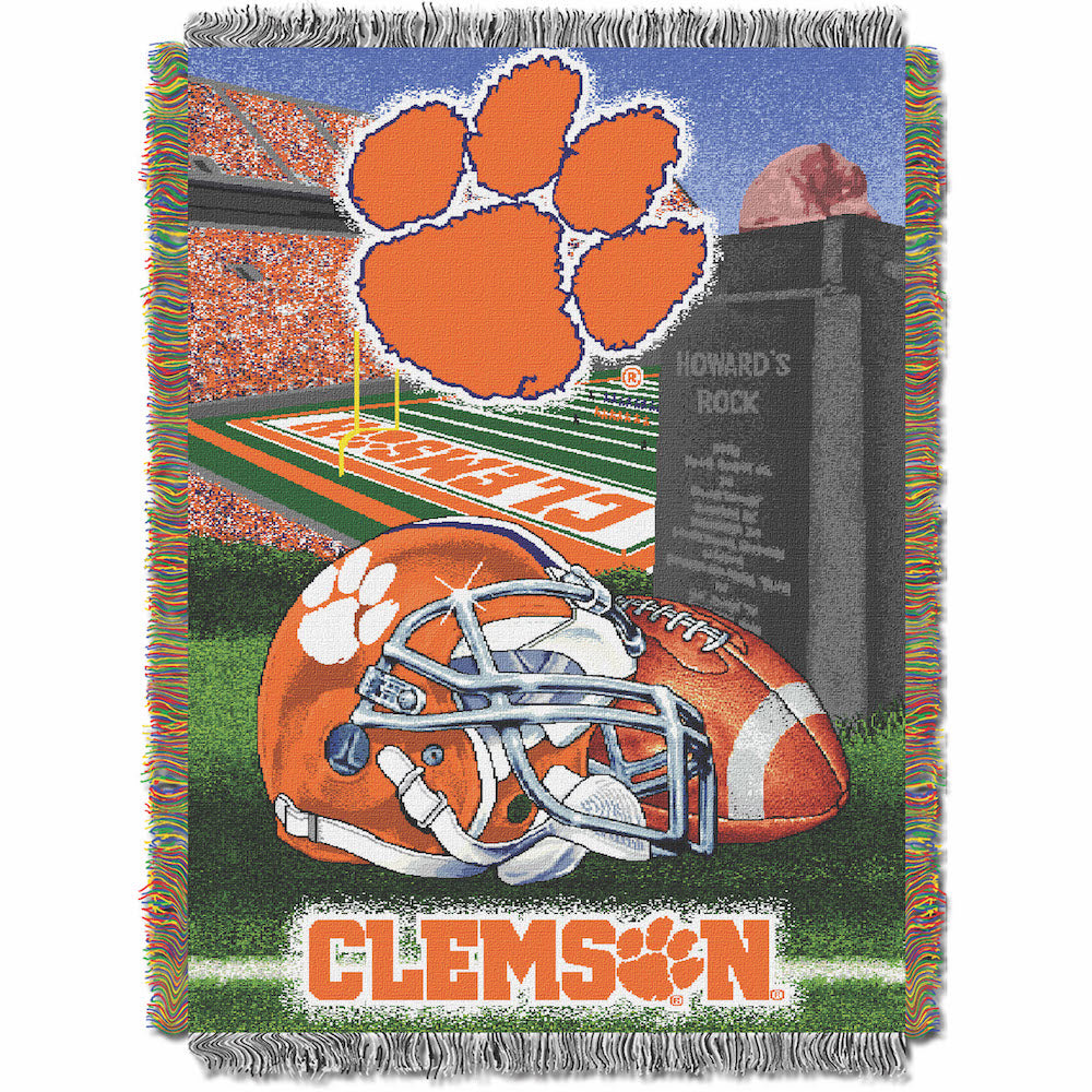 Clemson Tigers woven home field tapestry