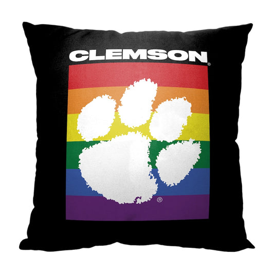 Clemson Tigers PRIDE throw pillow