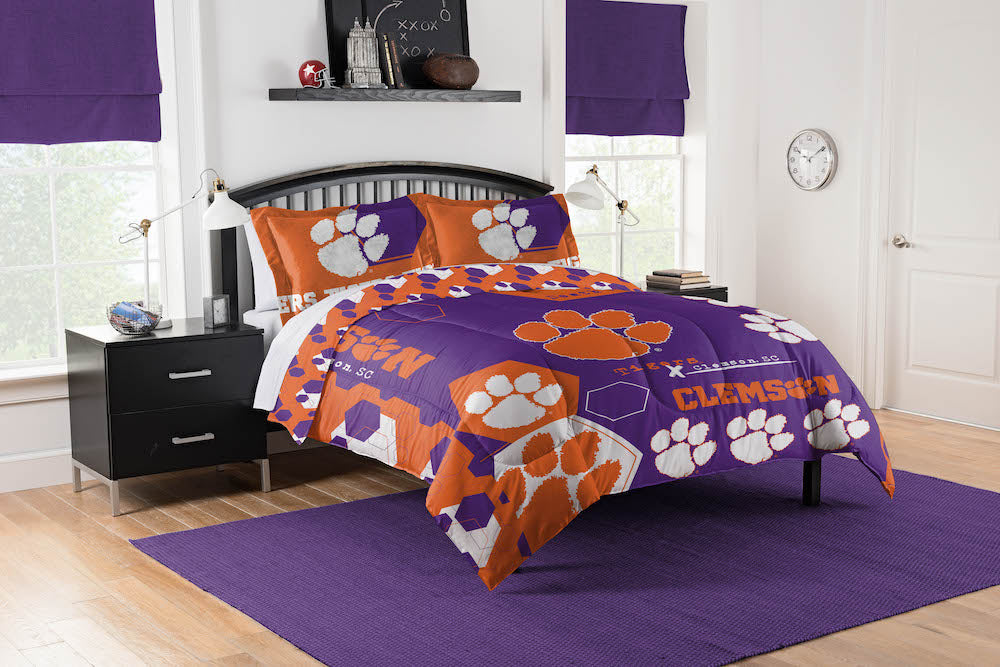 Clemson Tigers queen size comforter set