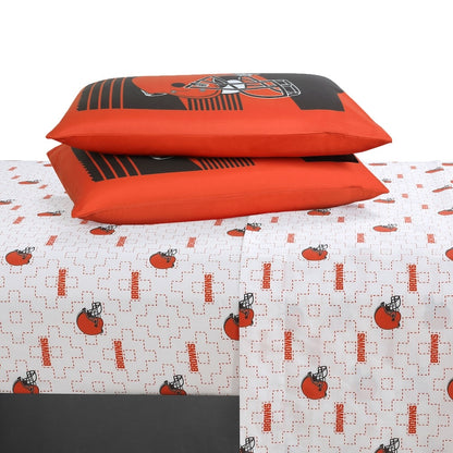 Cleveland Browns bed in a bag sheets