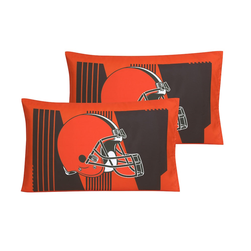 Cleveland Browns pillow shams