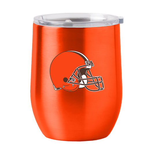 Cleveland Browns stainless steel curved drink tumbler