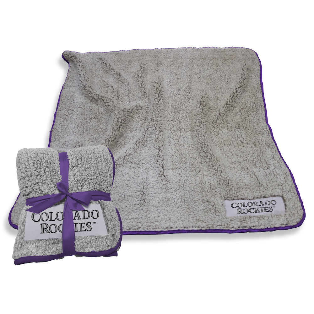 Colorado Rockies Frosty Fleece blanket