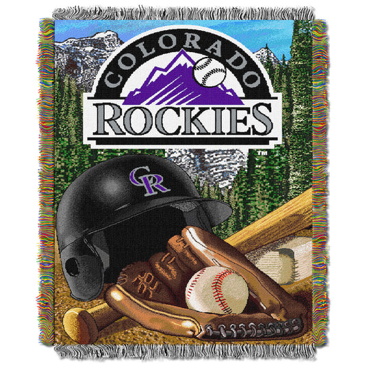 Colorado Rockies woven home field tapestry