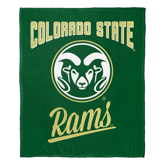 Colorado State Rams official silk touch throw blanket