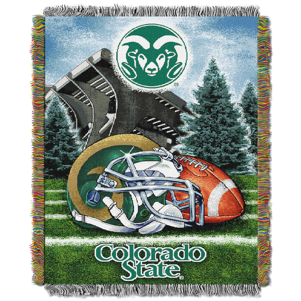 Colorado State Rams woven home field tapestry
