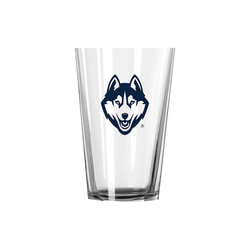 Connecticut Huskies pint glass