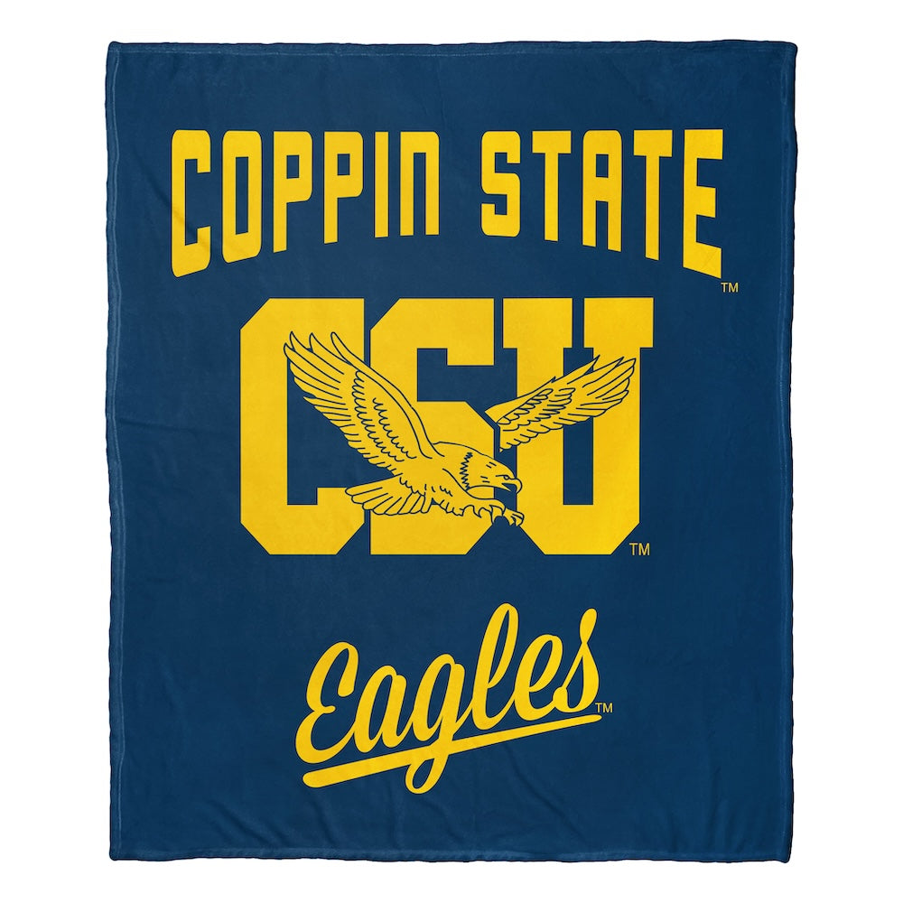 Coppin State Eagles official silk touch throw blanket
