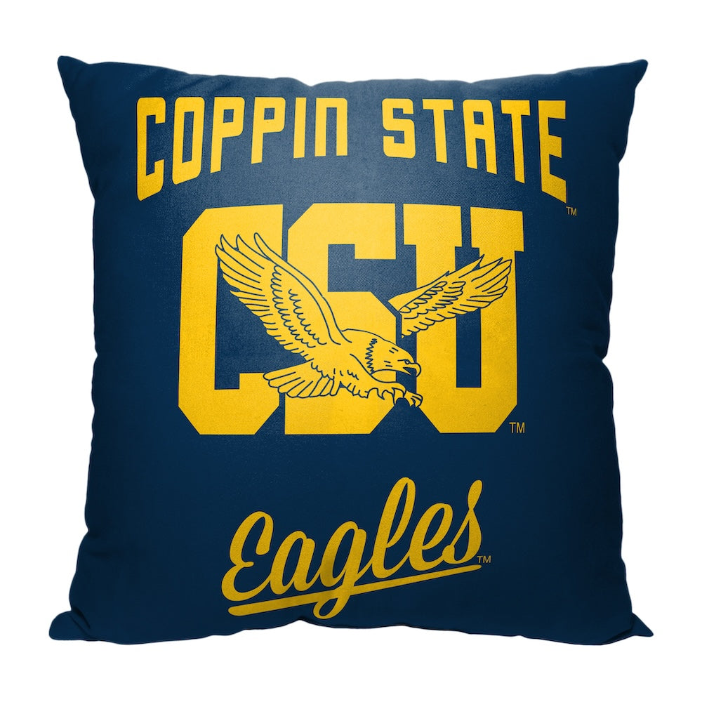 Coppin State Eagles OFFICIAL throw pillow