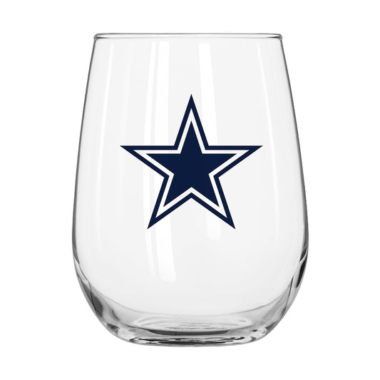 Dallas Cowboys Stemless Wine Glass