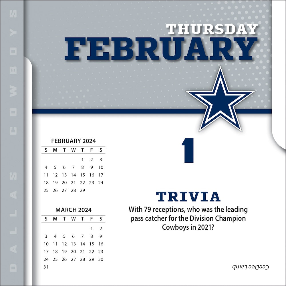 Buy NFL Dallas Cowboys 2024 PageADay Desk Calendar ProFootballStuff