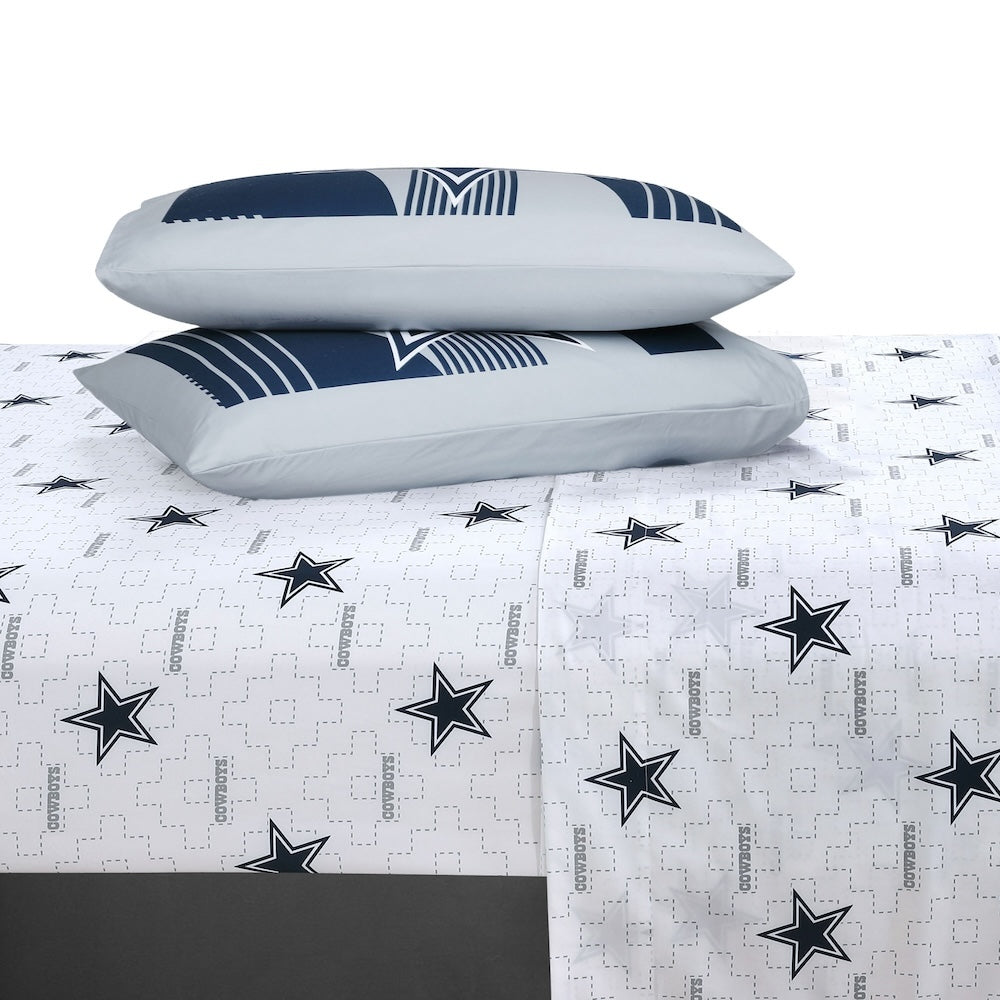 Dallas Cowboys bed in a bag sheets
