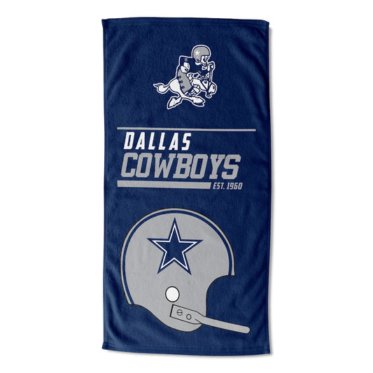 Dallas Cowboys color block beach towel