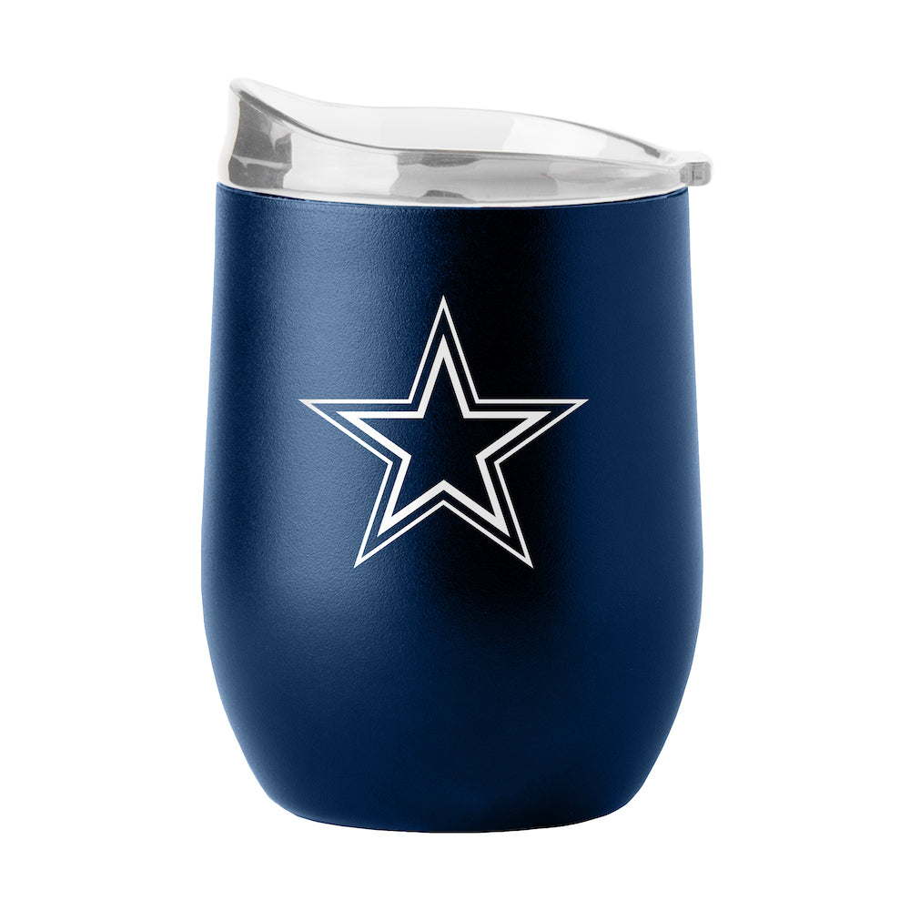 Dallas Cowboys curved drink tumbler