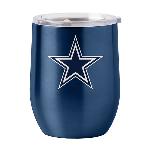 Dallas Cowboys stainless steel curved drink tumbler