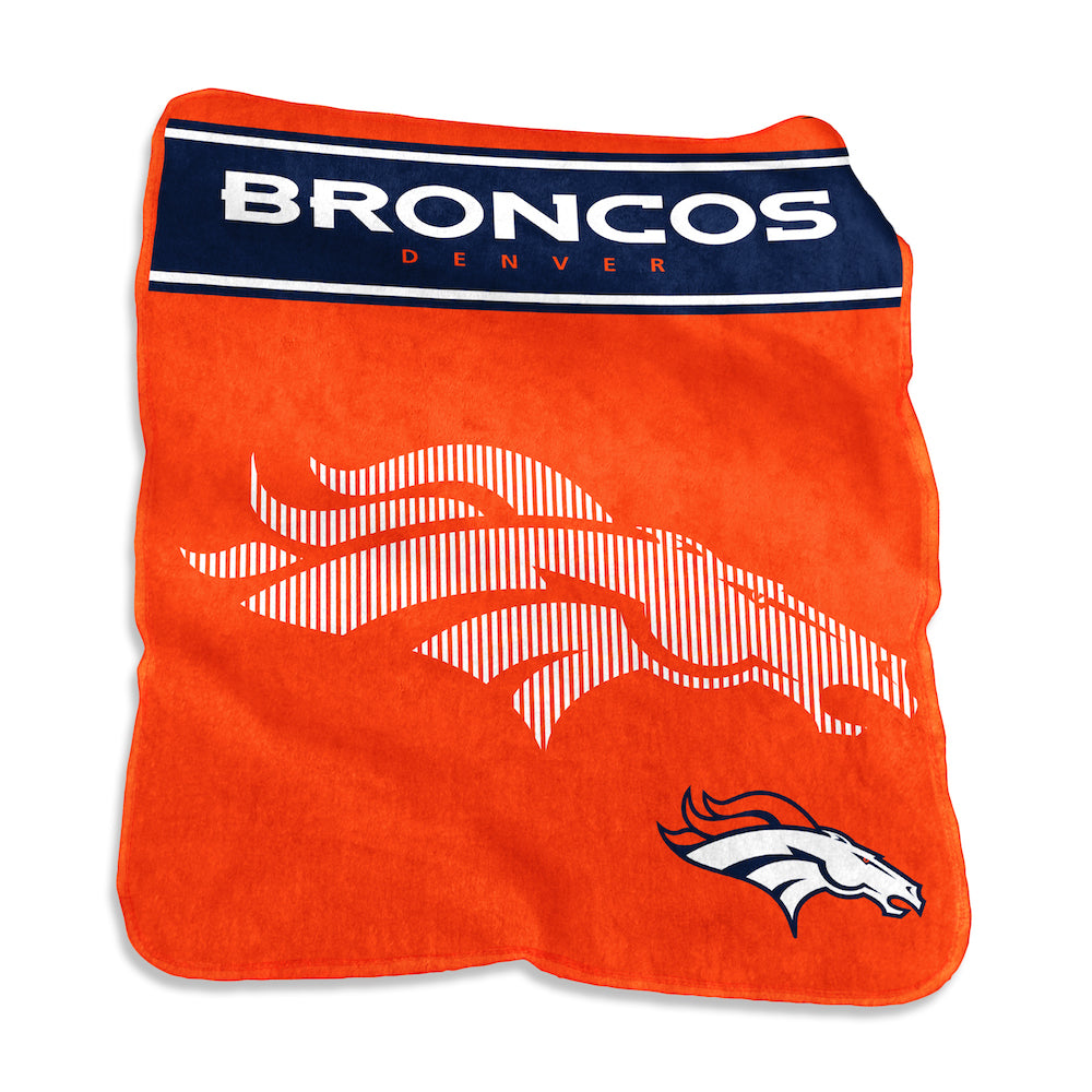 Denver Broncos Large Raschel blanket