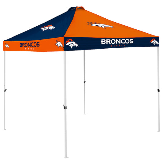 Denver Broncos checkerboard canopy