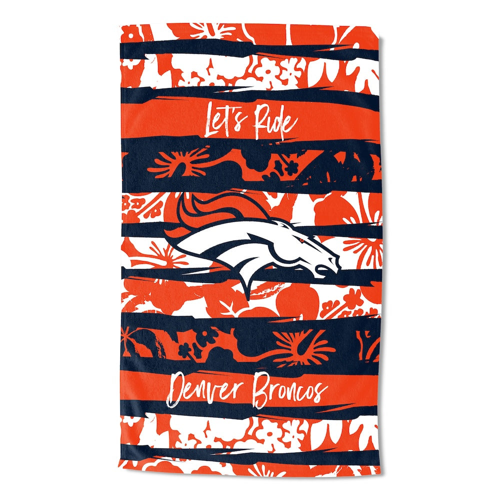 Denver Broncos Pocket OVERSIZED Beach Towel