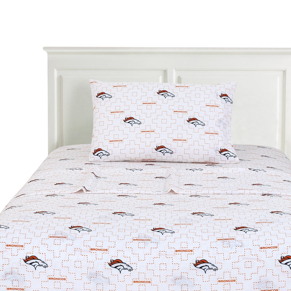 Denver Broncos Twin Sheets