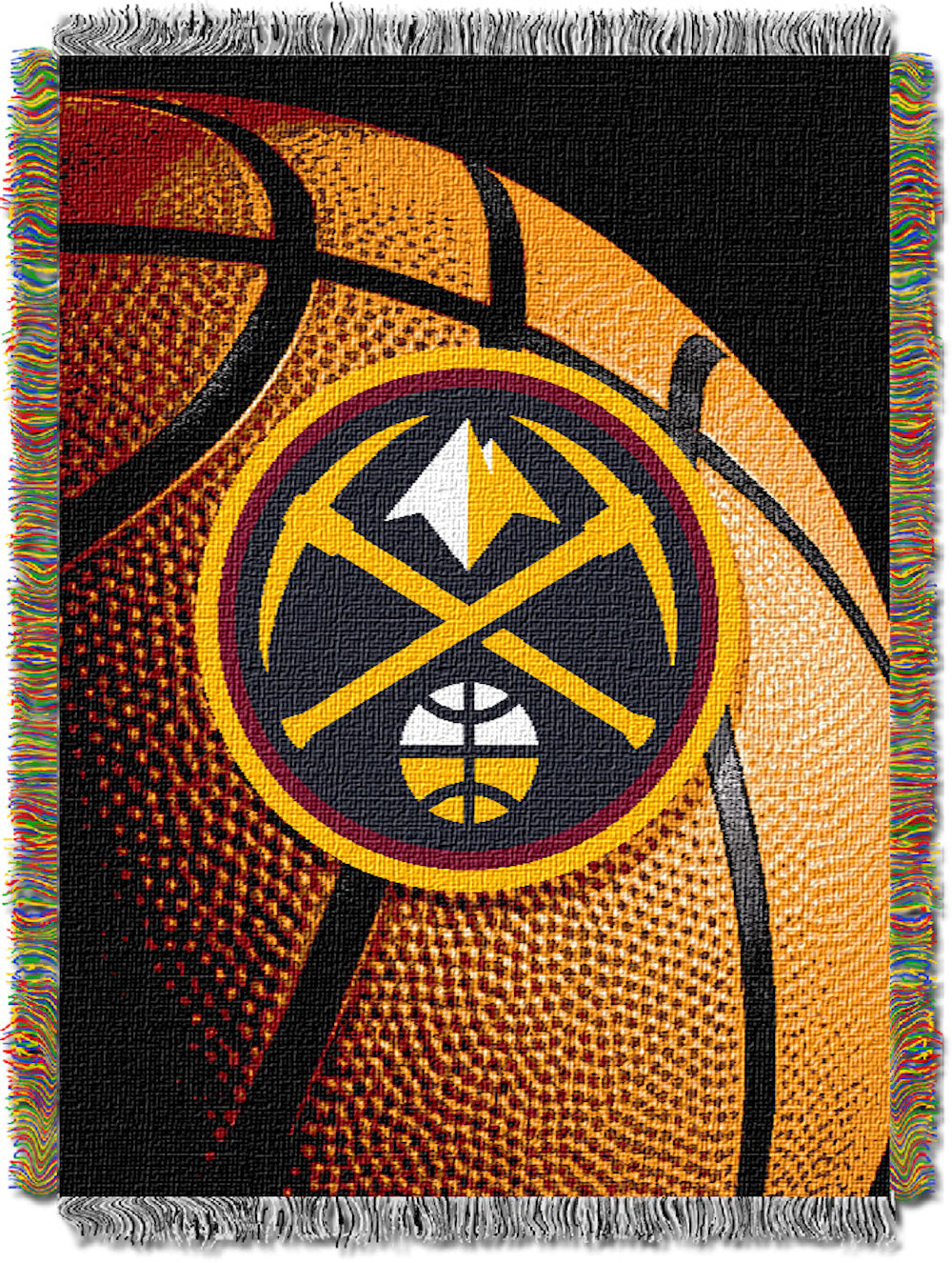 Denver Nuggets woven photo tapestry