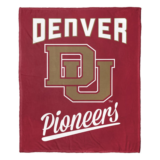 Denver Pioneers official silk touch throw blanket