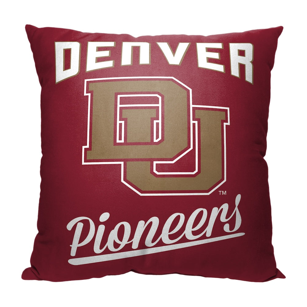 Denver Pioneers OFFICIAL throw pillow