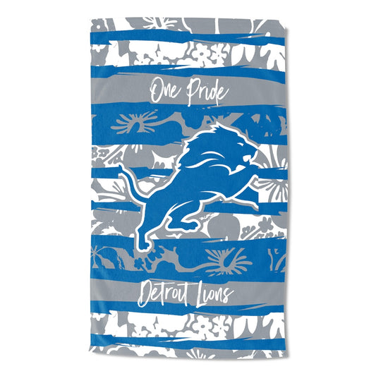 Detroit Lions Pocket OVERSIZED Beach Towel
