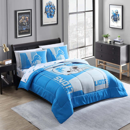 Detroit Lions queen size bed in a bag