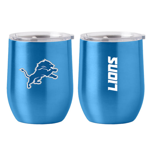 Detroit Lions stainless steel curved drink tumbler