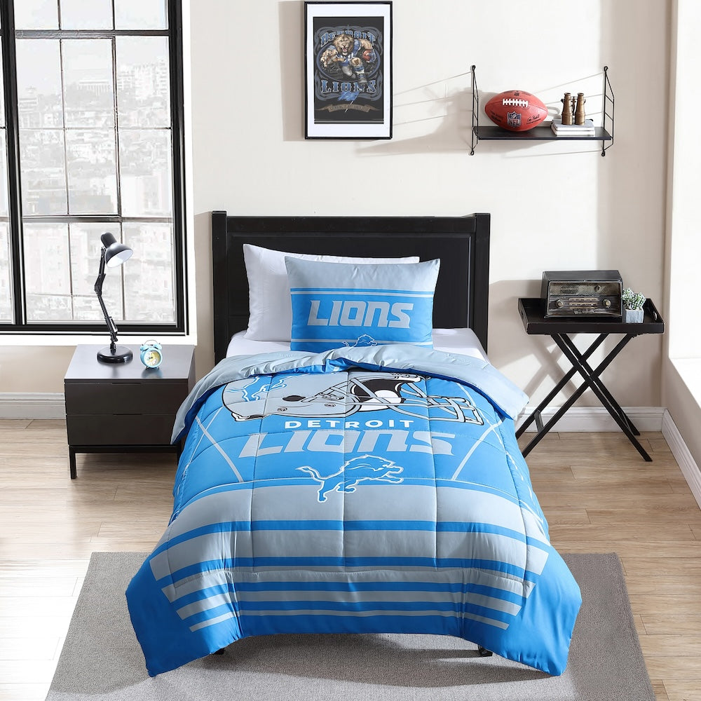 Detroit Lions twin size comforter set
