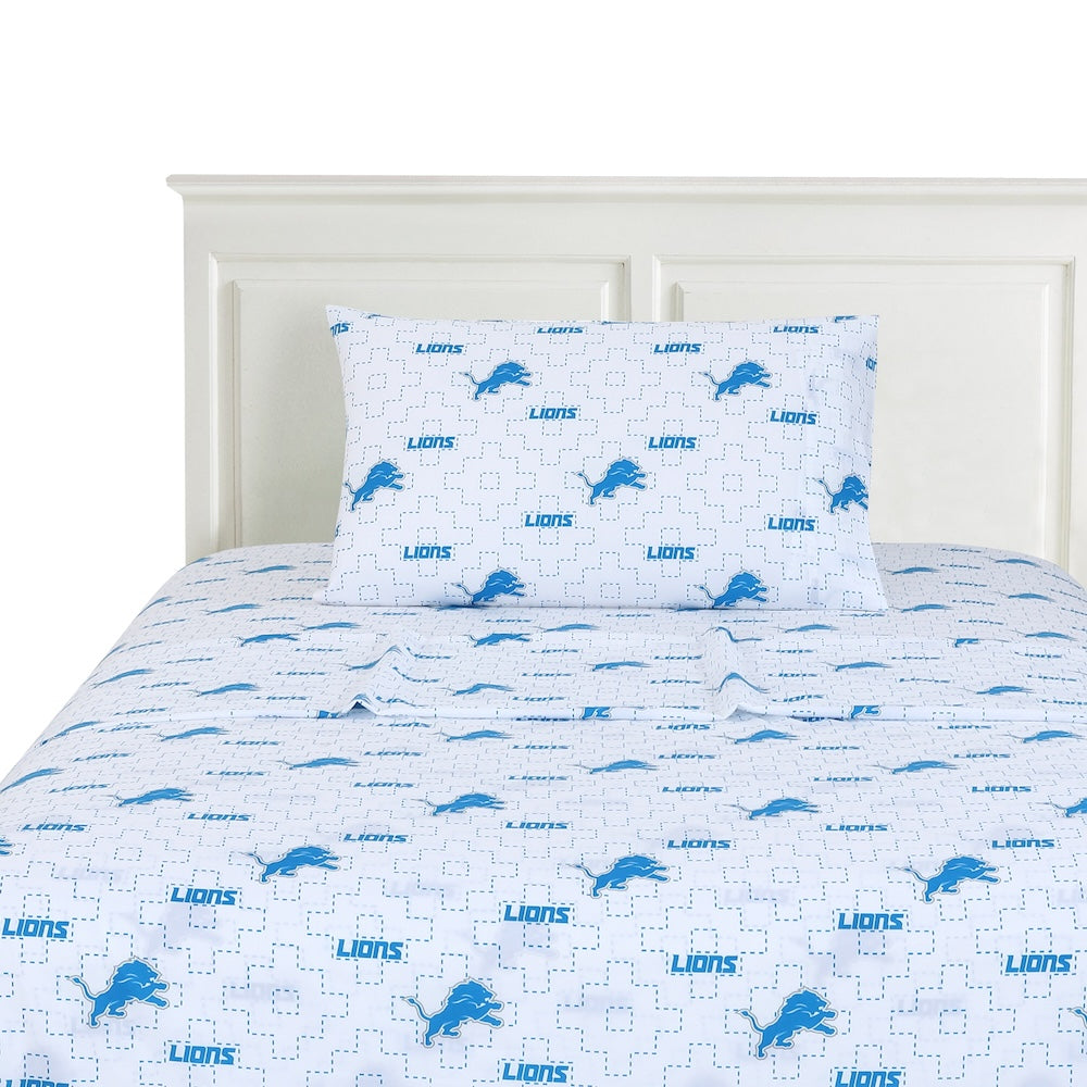 Detroit Lions Twin Sheets