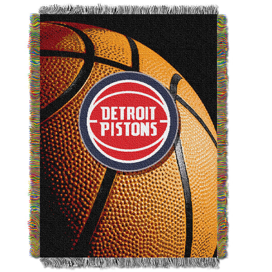 Detroit Pistons woven photo tapestry