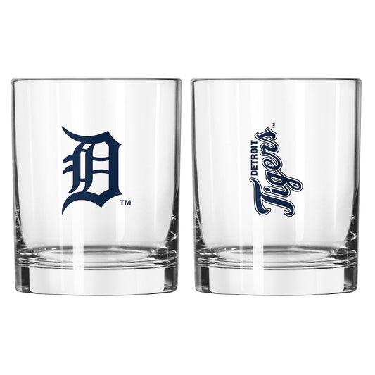 Detroit Tigers Rocks Glass