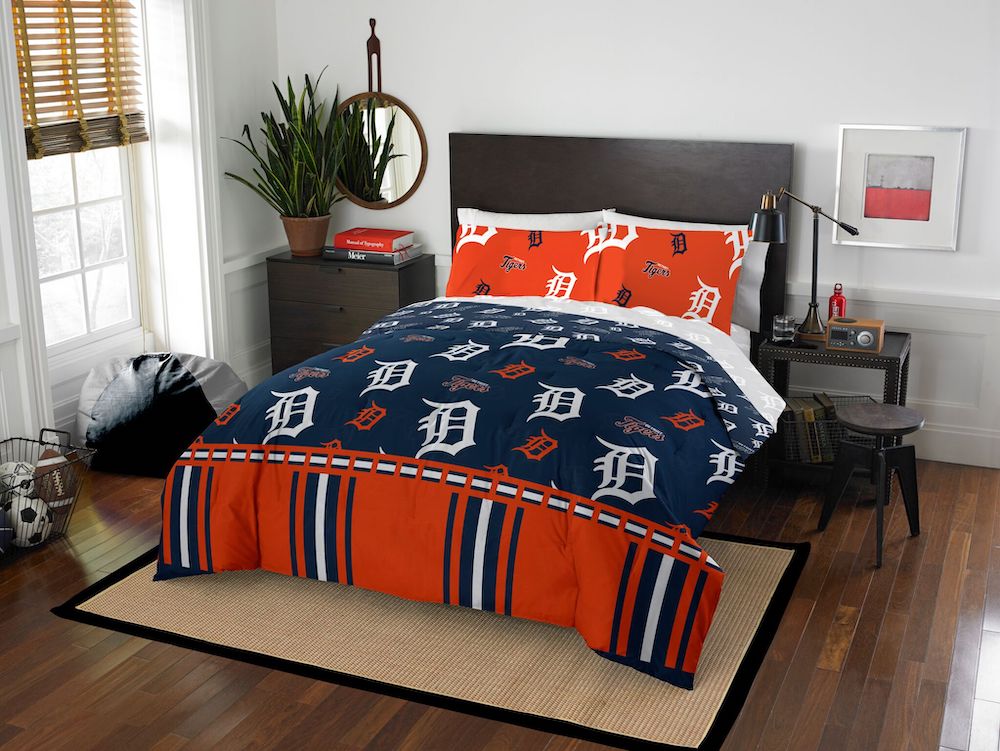 Detroit Tigers queen size bed in a bag