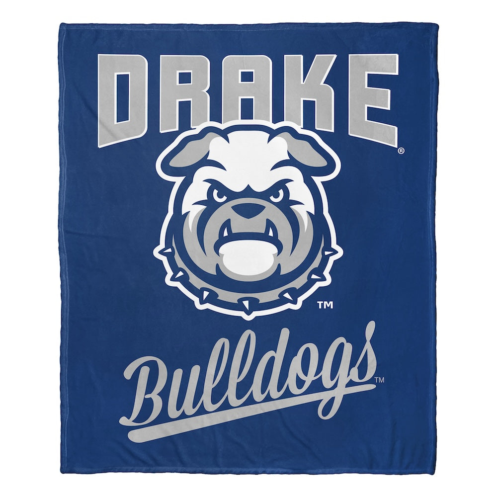 Drake Bulldogs official silk touch throw blanket