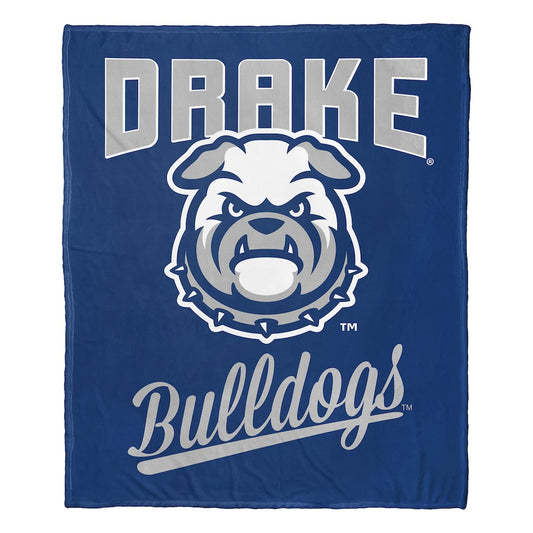 Drake Bulldogs official silk touch throw blanket