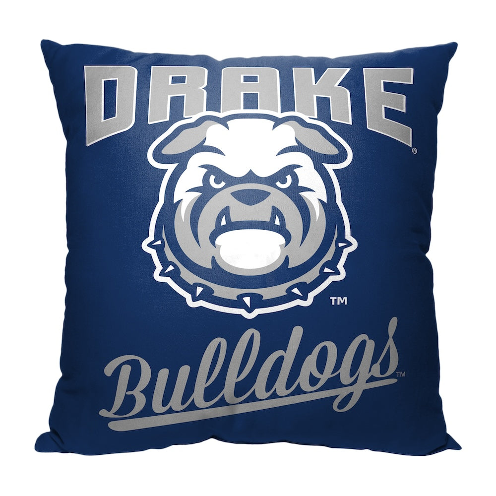 Drake Bulldogs OFFICIAL throw pillow