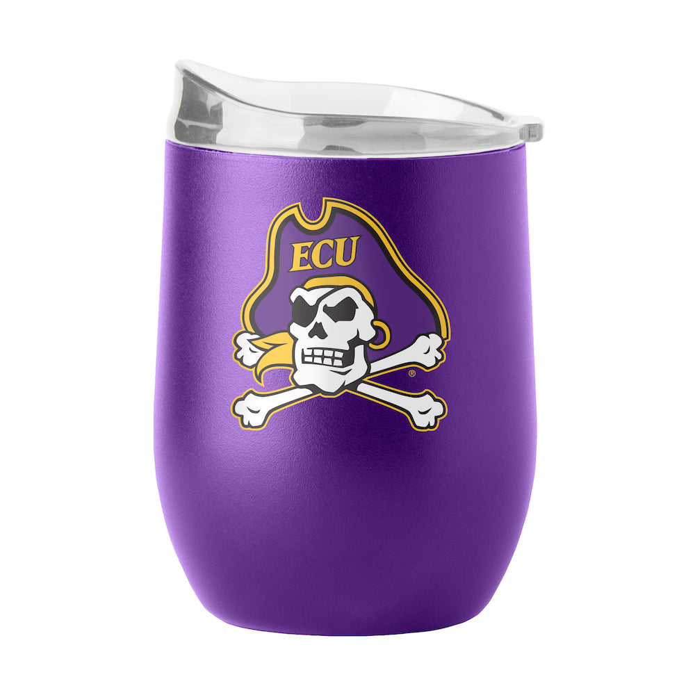 East Carolina Pirates curved drink tumbler