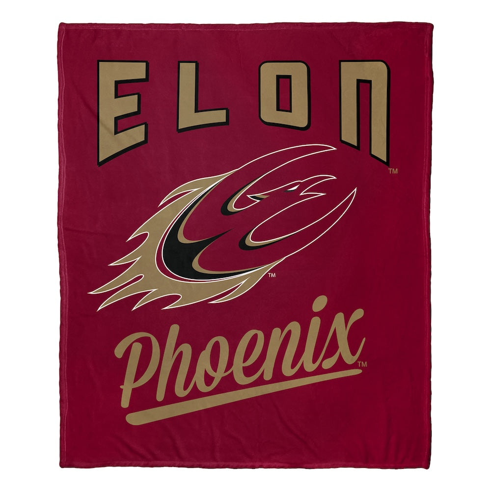Elon Eagles official silk touch throw blanket