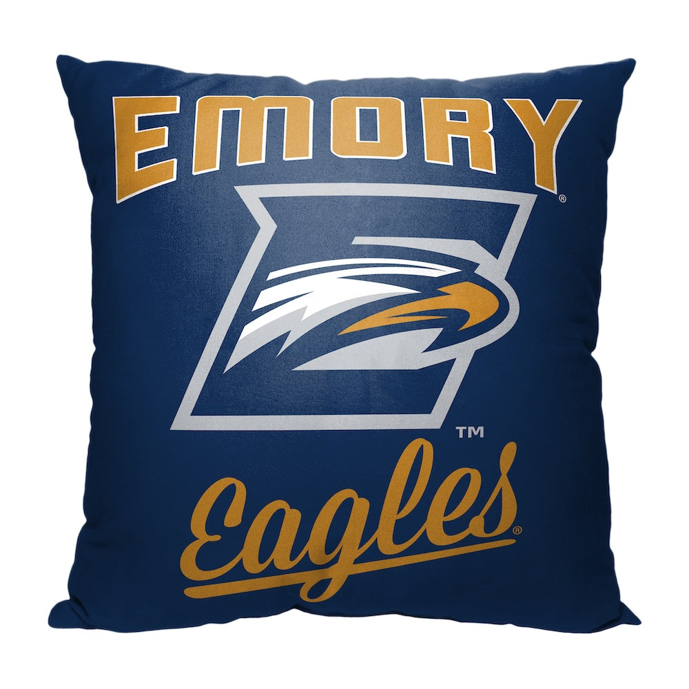 Emory Eagles OFFICIAL throw pillow