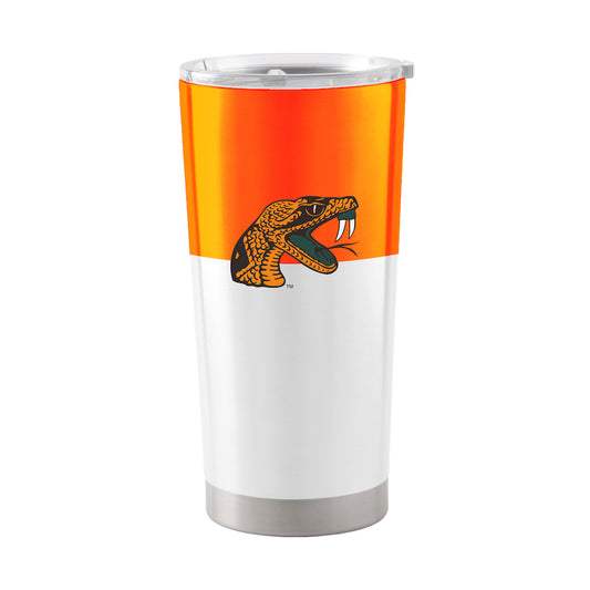 Florida A&M Rattlers 20 oz color block travel tumbler
