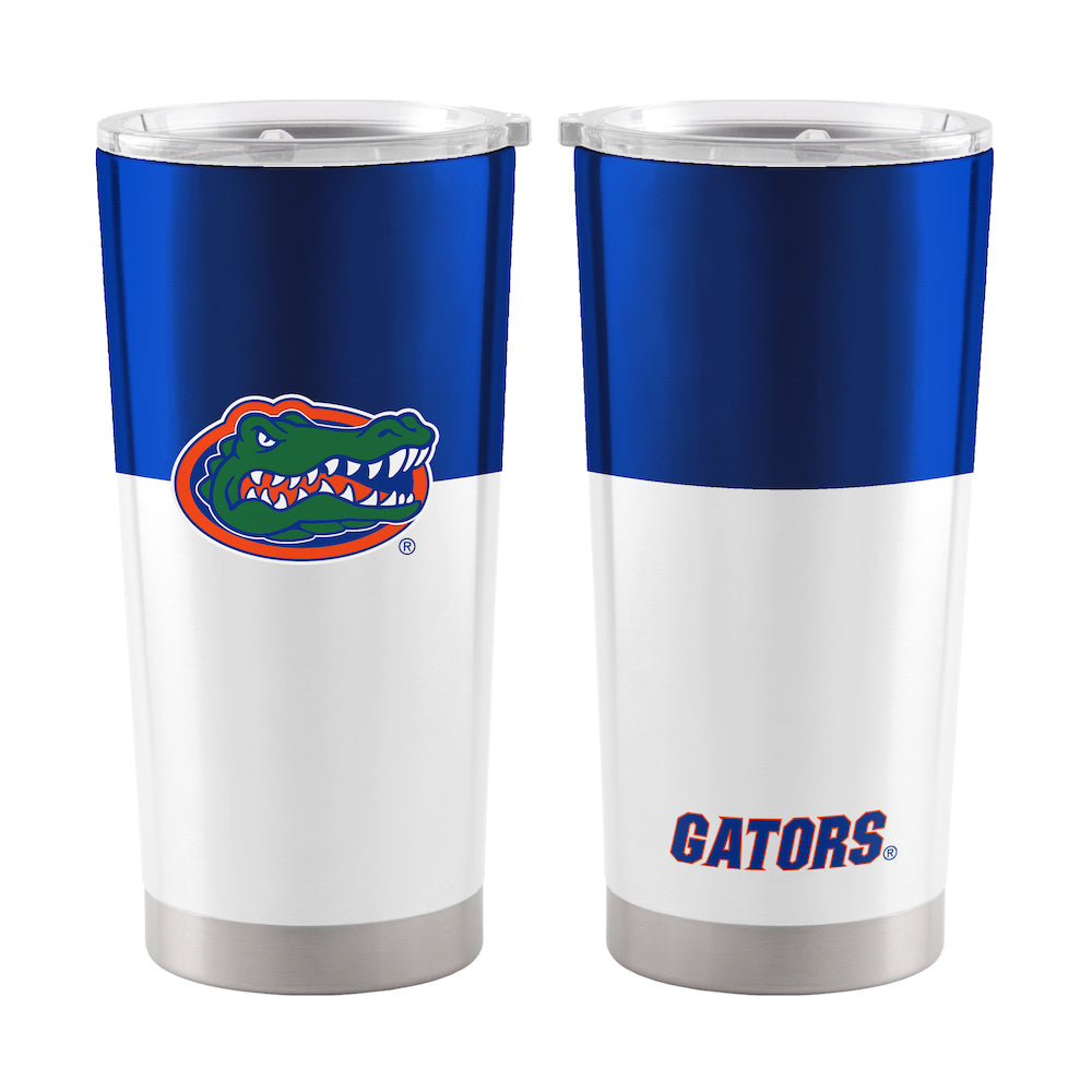 Florida Gators 20 oz color block travel tumbler