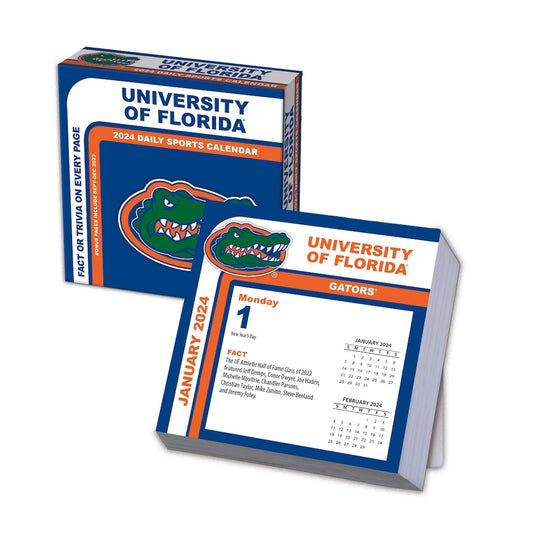 Florida Gators 2024 Fact-A-Day Box Desk Calendar