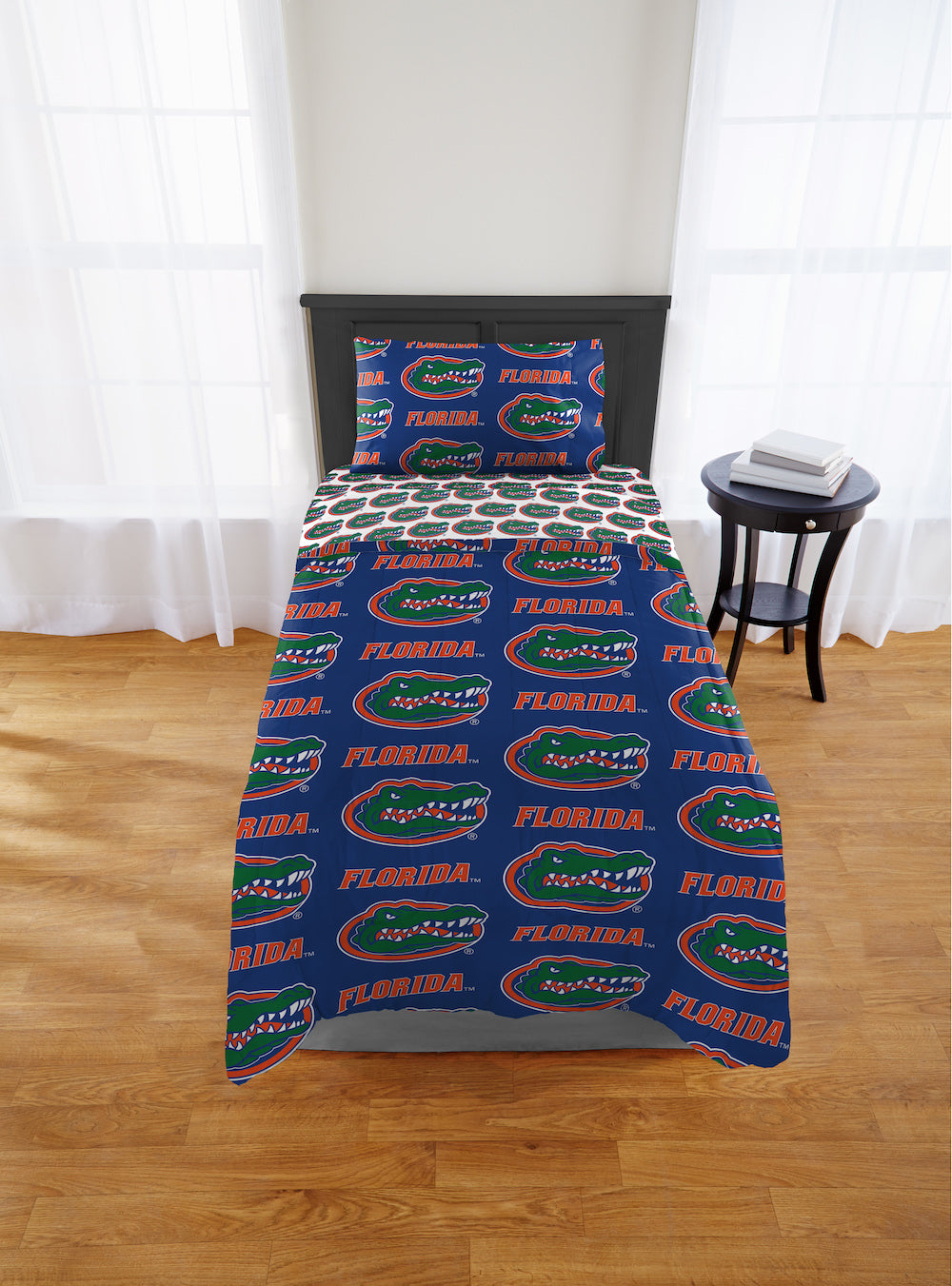 Florida Gators twin size bed in a bag