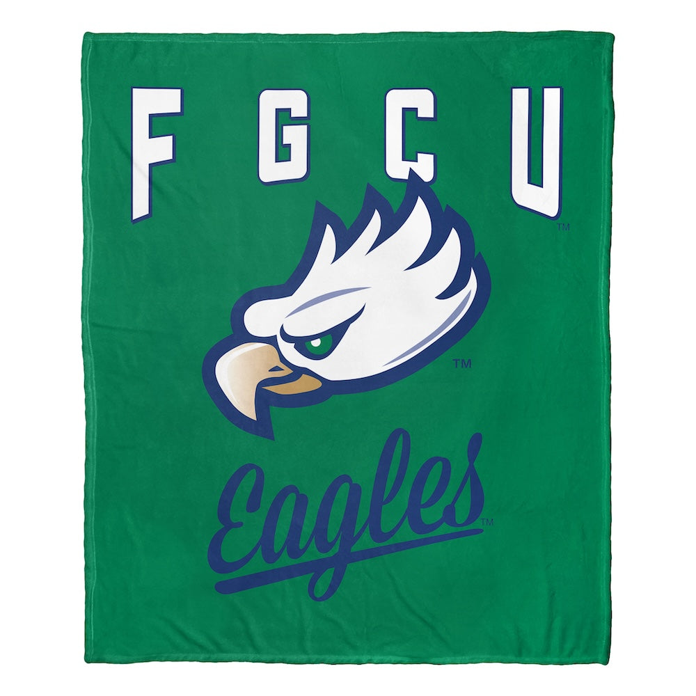 Florida Gulf Coast Eagles official silk touch throw blanket