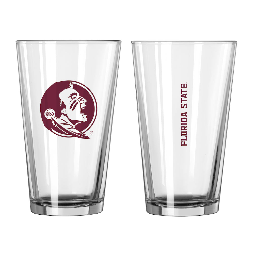 Florida State Seminoles pint glass